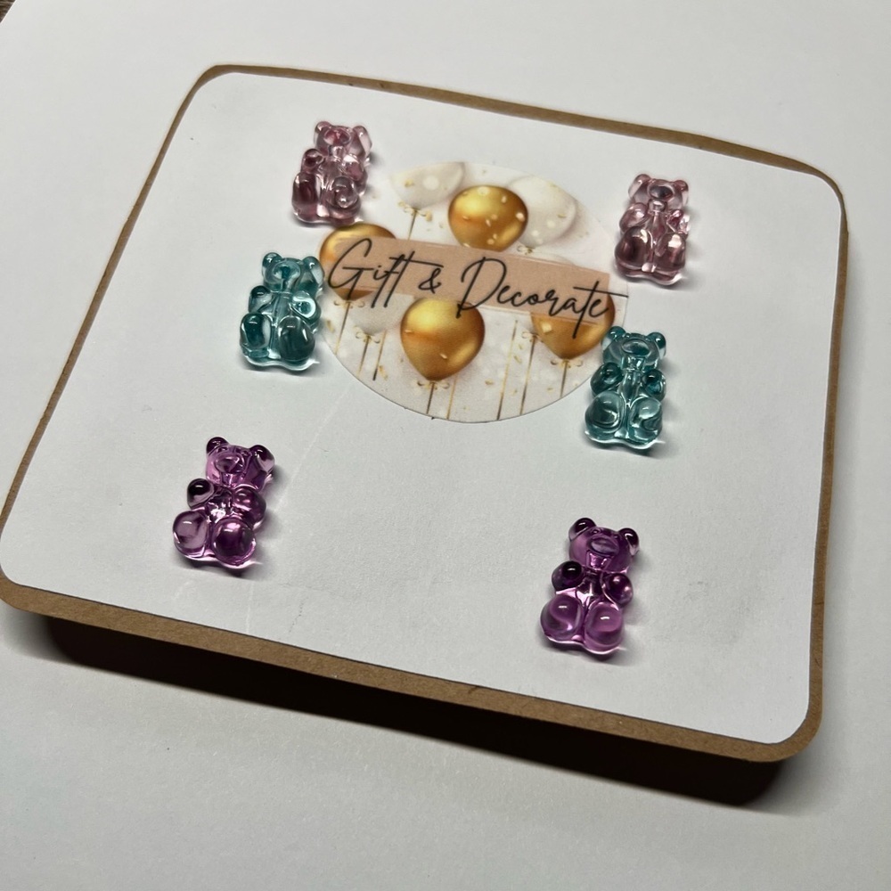 New - Gummie Bear Earrings - Picture 5 of 5